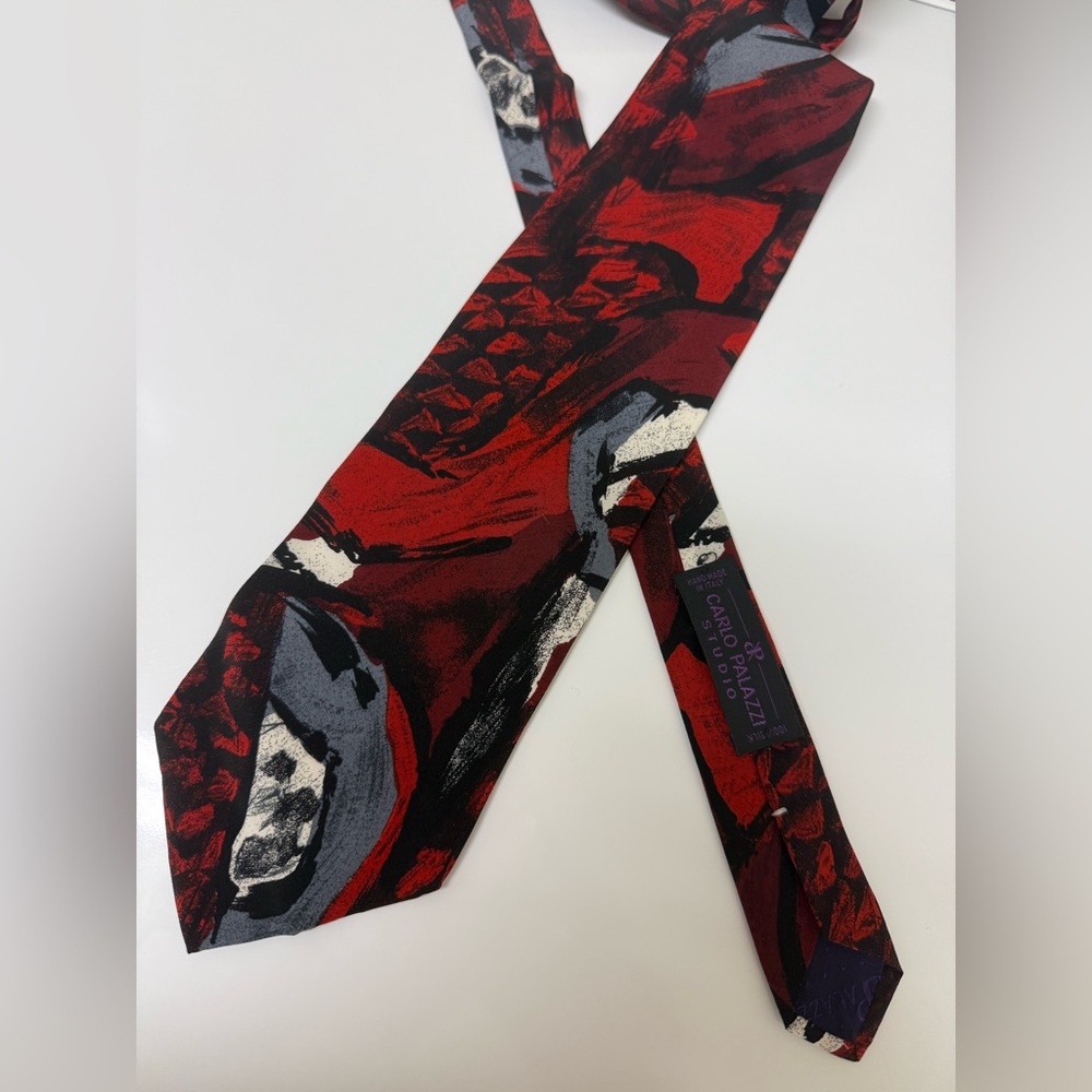 Carlo Palazzi vintage silk tie